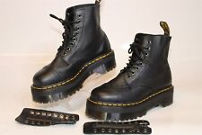 Dr. Martens Sinclair Womens Size 6 37 Black Leather Platform Combat Jungle Boots for sale  Shipping to South Africa
