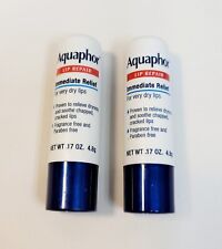 New Aquaphor Lip Repair 2 Sticks Multipack- Soothes Dry Chapped Lips .17 0z for sale  Shipping to South Africa