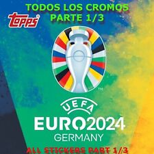 TOPPS UEFA EURO 2024 GERMANY TODOS LOS CROMOS PARTE 1/3, usado segunda mano  Embacar hacia Argentina