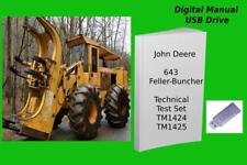 Used, John Deere 643 Feller-Buncher Operation  & Technical Manual Set See Description for sale  Shipping to South Africa