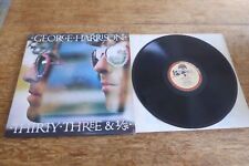 George Harrison - Thirty Three & 1/3 UK 1976 1st Dark Horse K56319 Pop Rock LP comprar usado  Enviando para Brazil