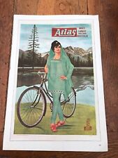 Pôster de bicicleta 1973! Bicicleta polonesa Atlas India mais vendida e eu gosto comprar usado  Enviando para Brazil
