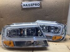 Usado, Par de faróis de halogênio LED Fit 99-04 Jeep Cherokee C-Bar H586 comprar usado  Enviando para Brazil