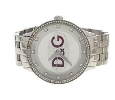 Relógio D&G Dolce and Gabbana DW0144 Prime Time aço inoxidável branco 46 mm cristal comprar usado  Enviando para Brazil