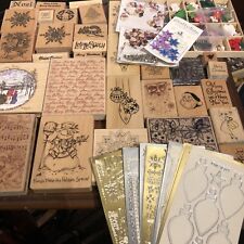Wooden stamps print for sale  TELFORD