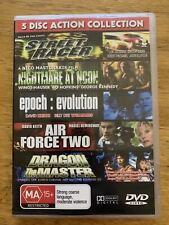 Usado, DVD de ação 5 discos: Street racer, Air Force Two, Dragon master, Epoch: Evolution comprar usado  Enviando para Brazil