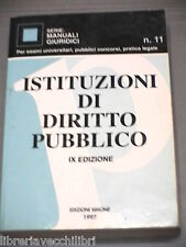 Istituzioni diritto pubblico usato  Salerno