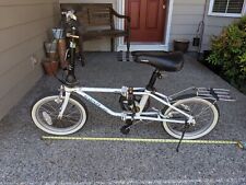 Vintage Dahon Mariner Folding Bike, White, Exc Condition, No Reserve FAST SHIP, used for sale  Vancouver