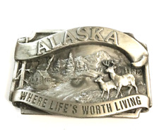pewter alaska belt buckle for sale  Edgewater