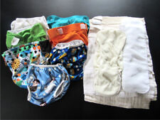 Used, Jungle Fish Cloth Diapers Lot of 7 Bumgenius ALVA Baby GroVia Covers & Inserts for sale  Shipping to South Africa