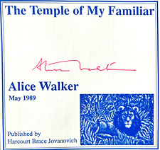 Placa de livro autografada 4x4 por Alice Walker The Color Purple, usado comprar usado  Enviando para Brazil