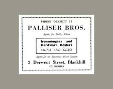 1960 palliser bros for sale  BISHOP AUCKLAND