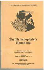 Hymenopterist handbook second d'occasion  Expédié en Belgium