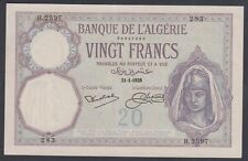 Algérie francs 21.01.1918 d'occasion  Avignon