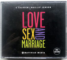 Usado, Love Sex & Marriage - 4 Talks de Phillip Jensen (caja de 4 discos CD, 2003) en muy buena condición segunda mano  Embacar hacia Argentina