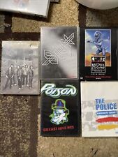 Lote de 5 DVD de vídeos musicais vintage RockNRoll Poison Styx 38 Special The Police Stones, usado comprar usado  Enviando para Brazil