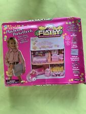 Used, Vtg Flatsy Doll Play Set Playhouse Pocketbook Just Toys 13107 Open Box Playset for sale  Shipping to South Africa