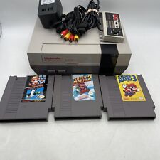 Nintendo NES Console Bundle + Super Mario Bros 1 2 3 - NEW 72 Pin Tested Working for sale  Shipping to South Africa