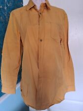 Mens mustard shirt for sale  WELLINGBOROUGH