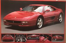 Cartaz de carro Ferrari F355 Berlinetta 24” 36” impresso na Itália extremamente raro O/P! comprar usado  Enviando para Brazil