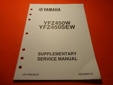 OEM ORIGINAL SUPPLEMENTARY SERVICE MANUAL YAMAHA 2007 YFZ450 SPECIAL EDITION, used for sale  Shipping to South Africa