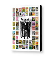 Pôsteres retrô emoldurados dos Beatles impressão artística 8,5X11 edição limitada com certificado de autenticidade assinado comprar usado  Enviando para Brazil