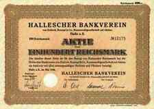 Hallescher bankverein 1938 gebraucht kaufen  Bayreuth