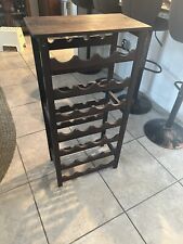 wine rack solid table wood for sale  Dover