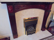 Mahogany fire surround for sale  POOLE