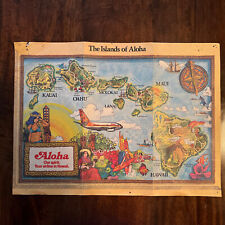 vintage map hawaii for sale  Flat Rock