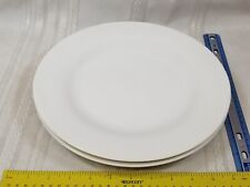 POTTERY BARN PB WHITE 2 DINNER PLATEs for sale  Shipping to South Africa