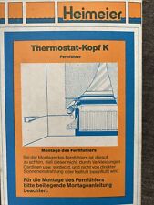 Heimeier thermostat kopf gebraucht kaufen  Vahrenheide