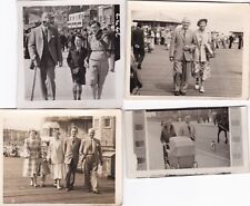 Four Vintage Walking Type Photos Street Scenes People Dogs Shops Social History for sale  Shipping to South Africa