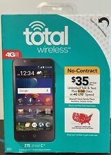 Total Wireless ZTE ZFive C 4G LTE Prepaid Phone 16GB Black for sale  Shipping to South Africa