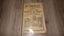 Catálogo A Chatelet Go Frères - París - Bañera Muebles Jardin Jaulas segunda mano  Embacar hacia Argentina