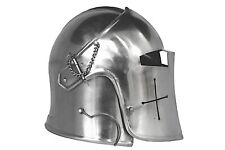 Medieval knight helmet for sale  Shipping to Ireland