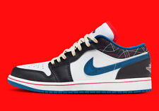 Nike Air Jordan 1 Low SE Sashiko azul industrial sirena rojo FV3622-141 para hombre, usado segunda mano  Embacar hacia Argentina