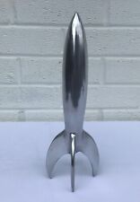 Vintage Aluminium rocket missile projectile sputnik sculpture. 11 1/2” H. for sale  Shipping to South Africa