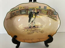 Royal Doulton Dickens Ware D. 6327 Cap'n Cuttle Oval Serving Bowl Excellent for sale  Shipping to South Africa