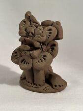 Japanese VTG Miniature Clay Roof tile Liondog Shishi (3") for sale  Shipping to South Africa