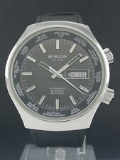 Relógio de pulso masculino Hislon vintage Jumbo GMT cal ETA 2789-1 1970-1979 comprar usado  Enviando para Brazil