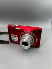 Cámara digital Nikon COOLPIX S3100 14,0 mega píxeles x5 roja excelente + caja original  segunda mano  Embacar hacia Argentina