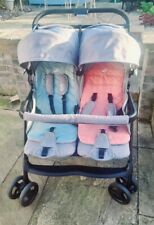Double pram joie for sale  WARE