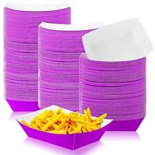 Caixa aberta 200 peças bandeja de papel comida barcos de comida papel descartável javali. comprar usado  Enviando para Brazil