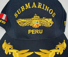 *RARO* Chapéu Peru Submarinos Marinha do Peru Submarino Militar Veterano Mar VINTAGE, usado comprar usado  Enviando para Brazil