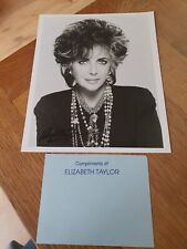 elizabeth taylor autograph for sale  WELLING