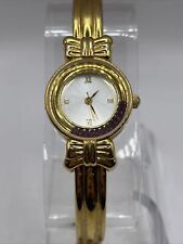 Reloj Avon Vintage Oro Piedra Natal Mujer Febrero Amatista - Batería Nueva segunda mano  Embacar hacia Argentina