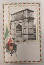 Cartolina roma arco usato  Biella