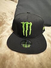 New Era Monster Energy Hat Czapka Jeden rozmiar Czarny Zielony Snapback 9Fifty Regulowany na sprzedaż  Wysyłka do Poland
