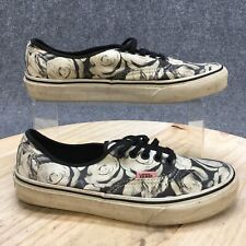 Vans Shoes Mens 7 Womens 8.5 Floral Skate Low Top Sneakers Tan Fabric Lace Up myynnissä  Leverans till Finland
